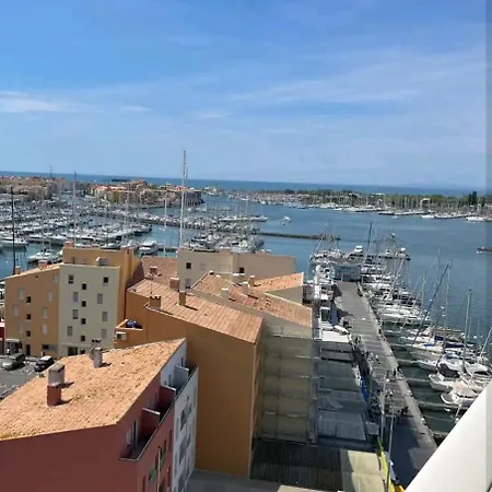 公寓 Centre Port,vue Panoramique,clim,balcon,wifi