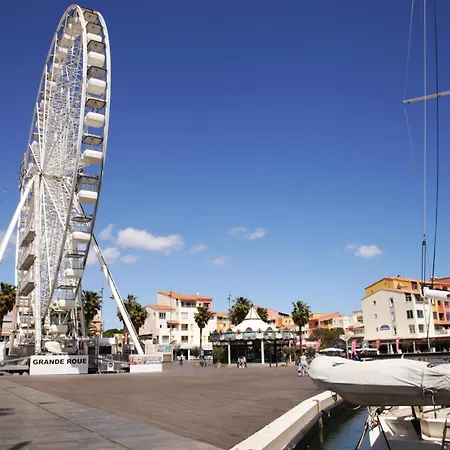 Centre Port,vue Panoramique,clim,balcon,wifi * 阿格德